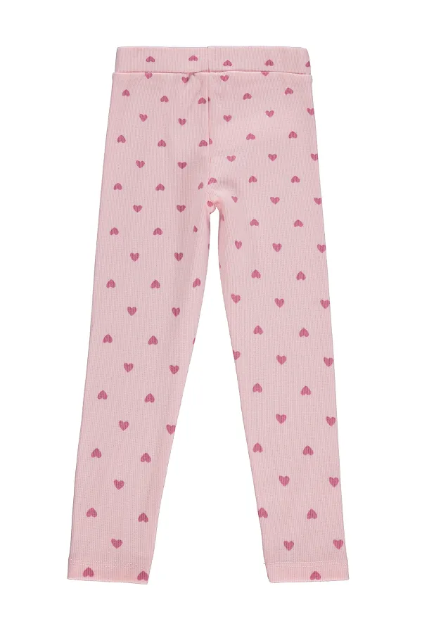 Leggings pour filles, 6-9 ans, rose poudré - Lot
