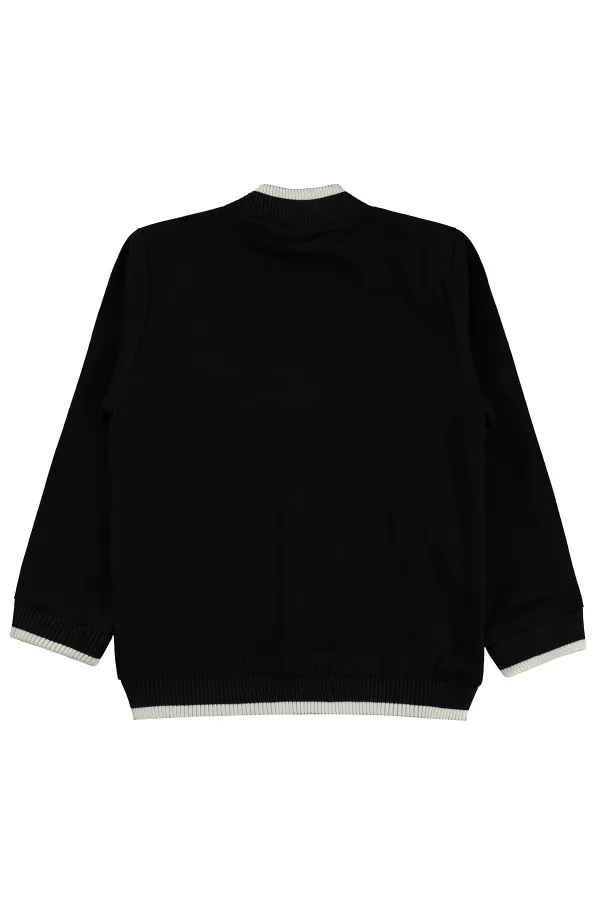 Veste garçon, 10-13 ans, noire - Emballage