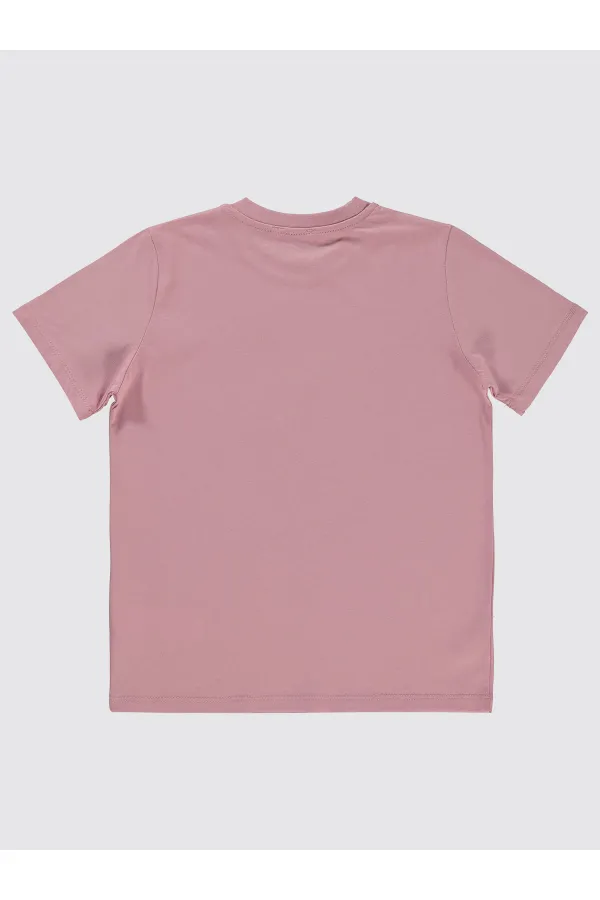 T-shirt garçon 10-13 ans Rose poudré - Emballage