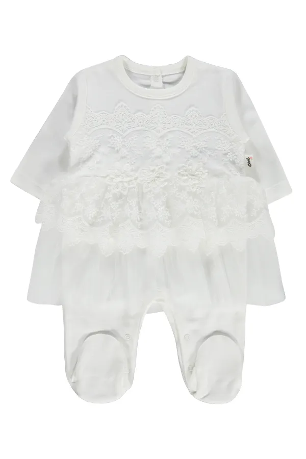 Bebek Tulum 0-24 Ay Ekru - Paket