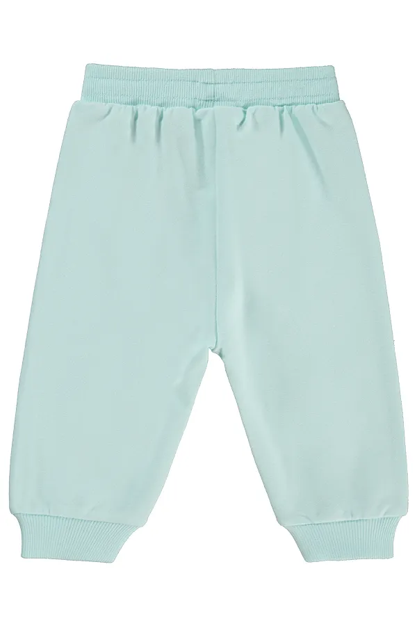 Baby Sweatpants 0-24 Months, Aqua Green - Pack