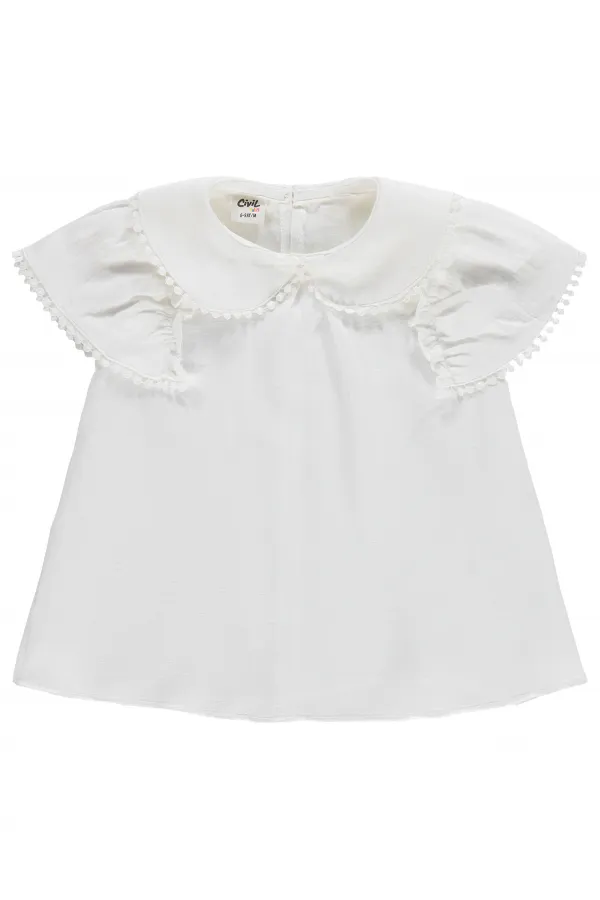 Ensemble combinaison et robe bébé 6-18 mois blanc - Emballage
