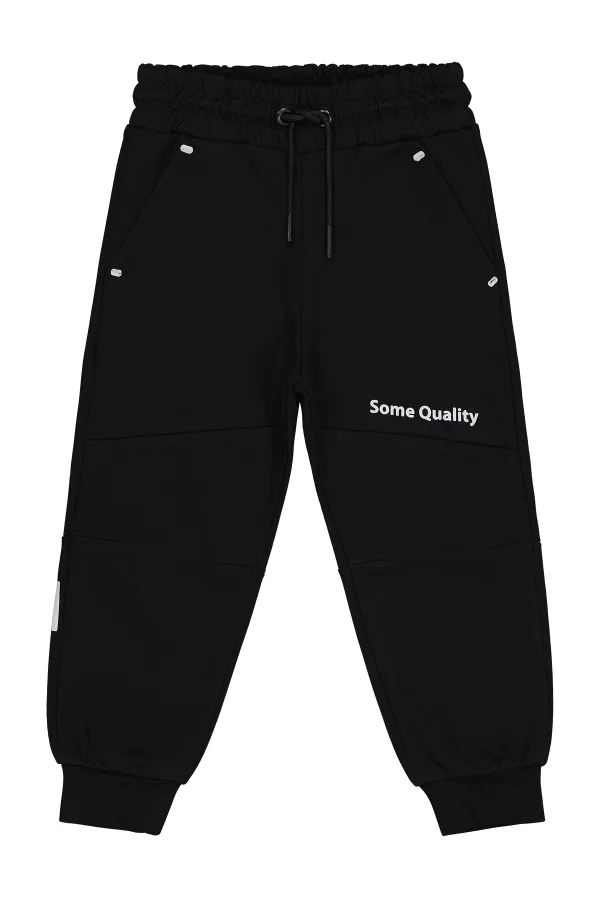 Erkek Çocuk Eşofman Altı 2-5 Yaş Siyah - Paket