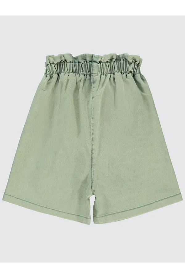 Kız Çocuk Şort 6-9 Yaş Yeşil - Paket