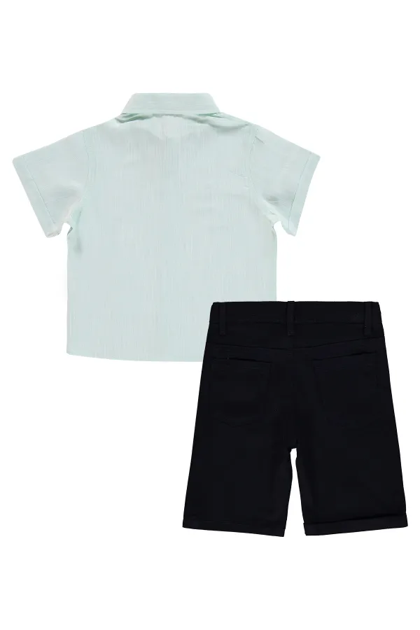 Erkek Çocuk Takım 2-5 Yaş Mint - Paket