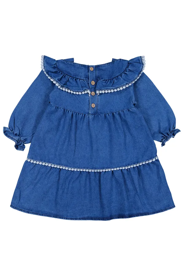 Bebek Jile ve Elbise 0-24 Ay Açık Mavi - Paket