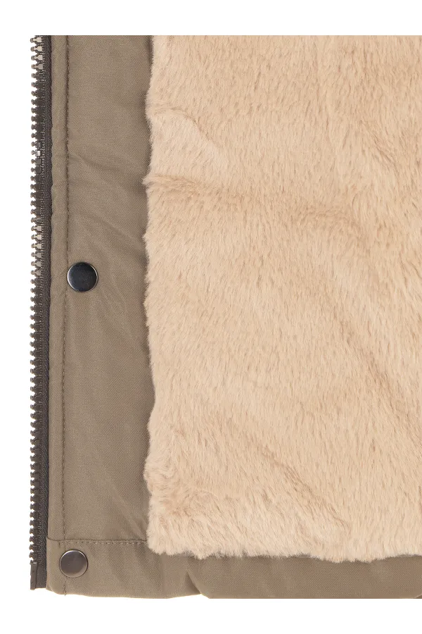 Erkek Çocuk Mont 6-9 Yaş Vizon - Paket