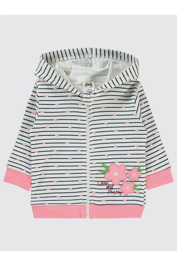 Gilet bébé rose 0-24 mois - Emballage