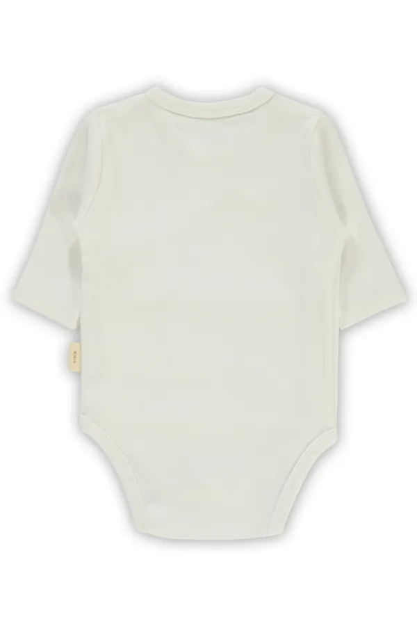 Bebek Çıtçıtlı Badi 0-24 Ay Ekru - Paket