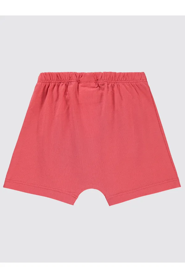 Baby Shorts 0-24 Months Coral - Pack