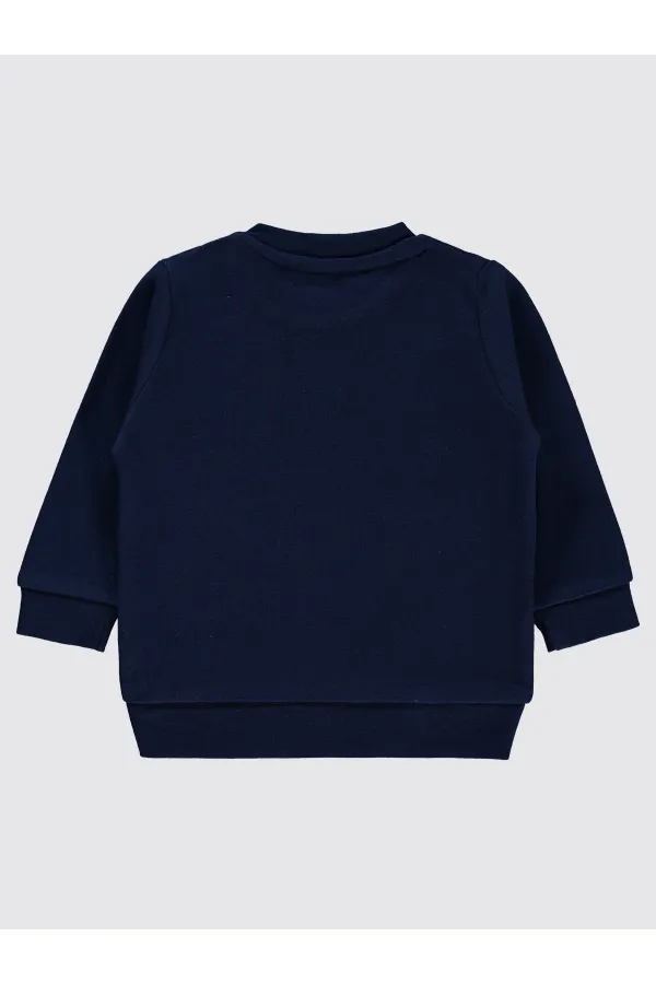Bebek Sweatshirt 0-24 Ay Lacivert - Paket