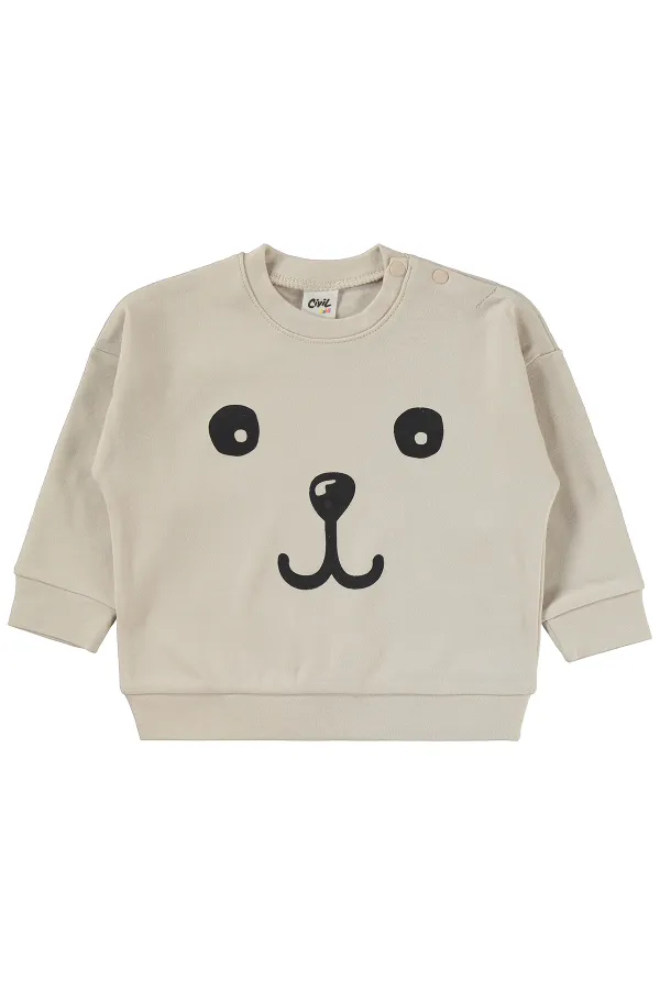 Bebek Takım 0-24 Ay Taş Rengi - Paket