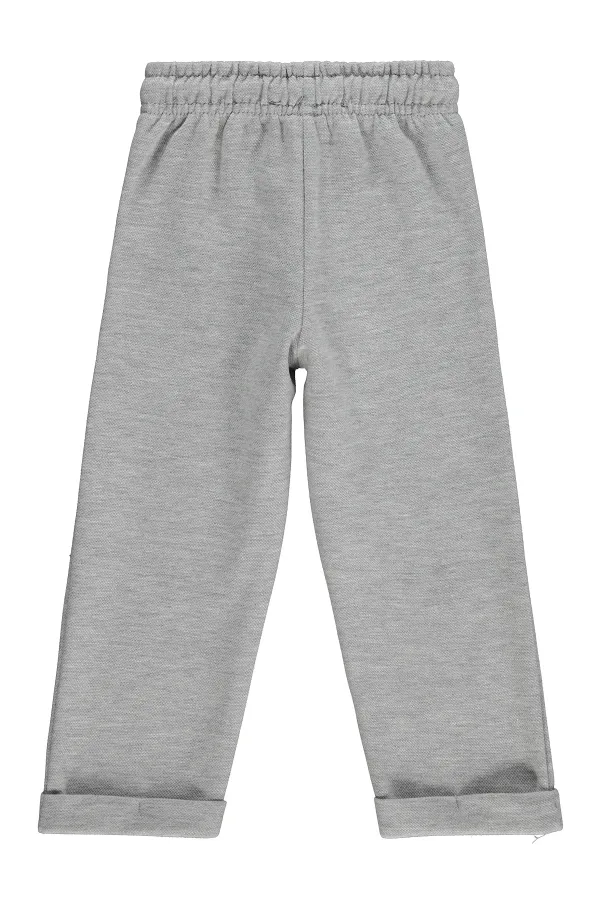 Boys' Trousers, Ages 2-5, Grey Melange - Pack