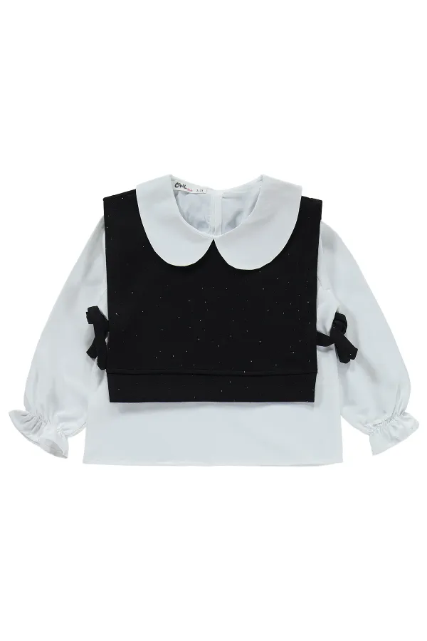 Ensemble d'équipe pour filles de 2 à 5 ans, noir - Emballage