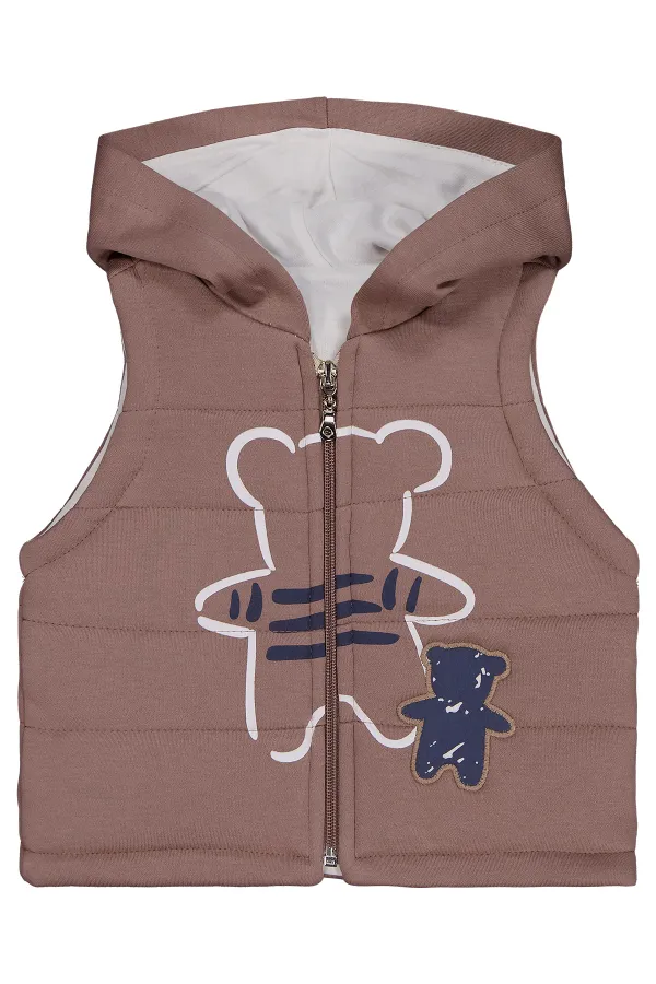 Bebek Takım 0-24 Ay Kahverengi - Paket