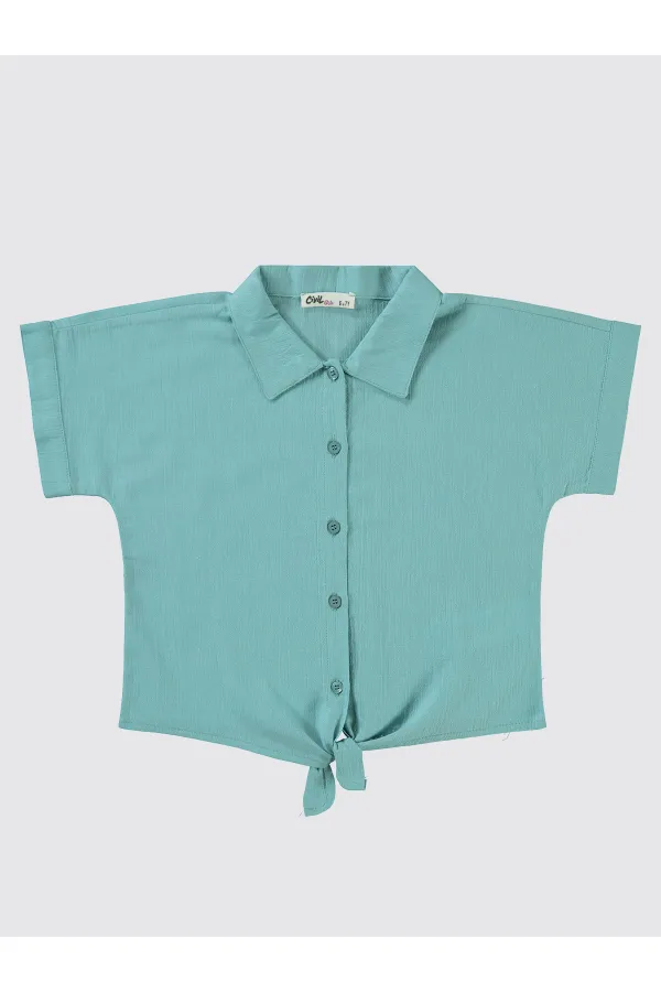 Kız Çocuk Takım 6-9 Yaş Çağla Yeşili - Paket