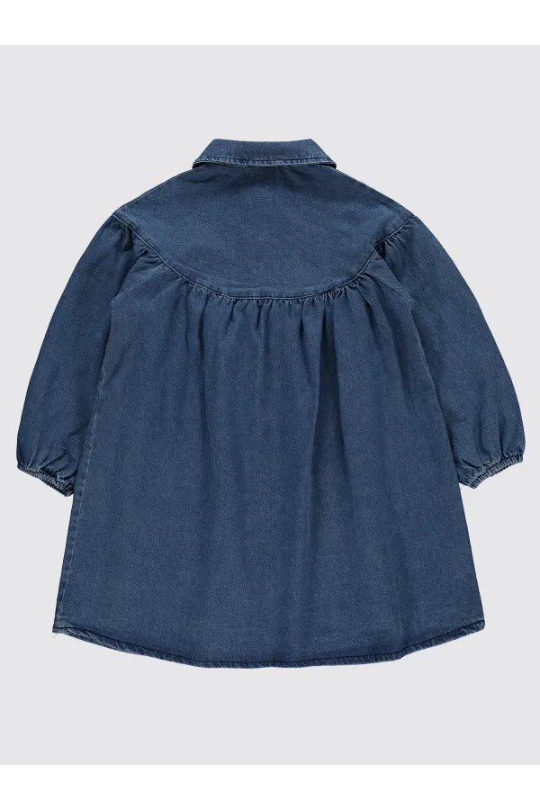Ensemble gilet et robe bleu pour fille de 6 à 9 ans - Paquet