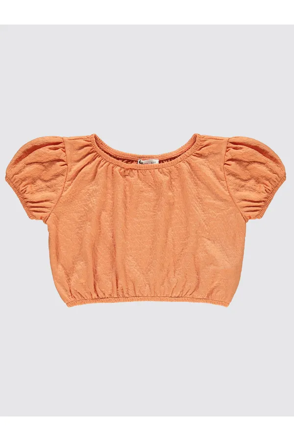 Girls' T-Shirt 6-9 Years Old Apricot Paste - Package