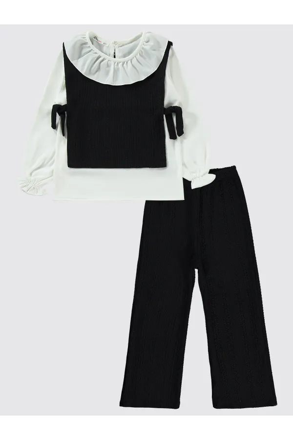 Combinaison noire pour fille de 6 à 9 ans - Emballage