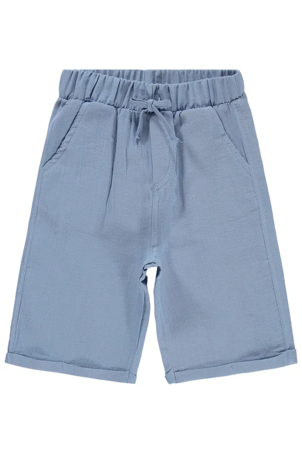 Boys' Capri Pants, Ages 6-9, Light Indigo - Pack