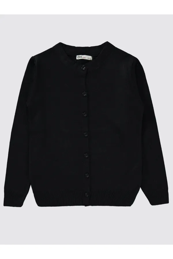 Gilet noir pour fille de 10 à 13 ans - Emballage