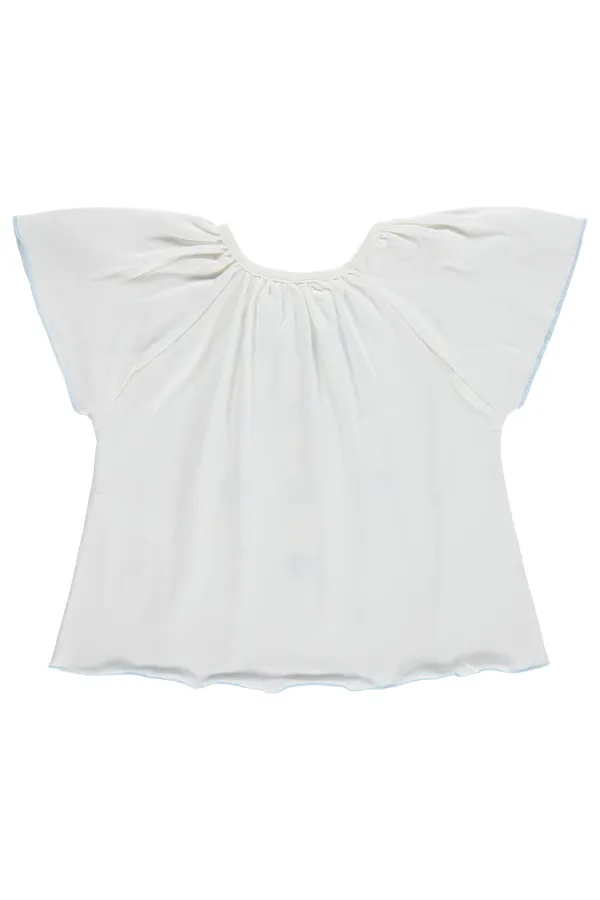Girls' T-shirt, Ages 6-9, Off-White - Package