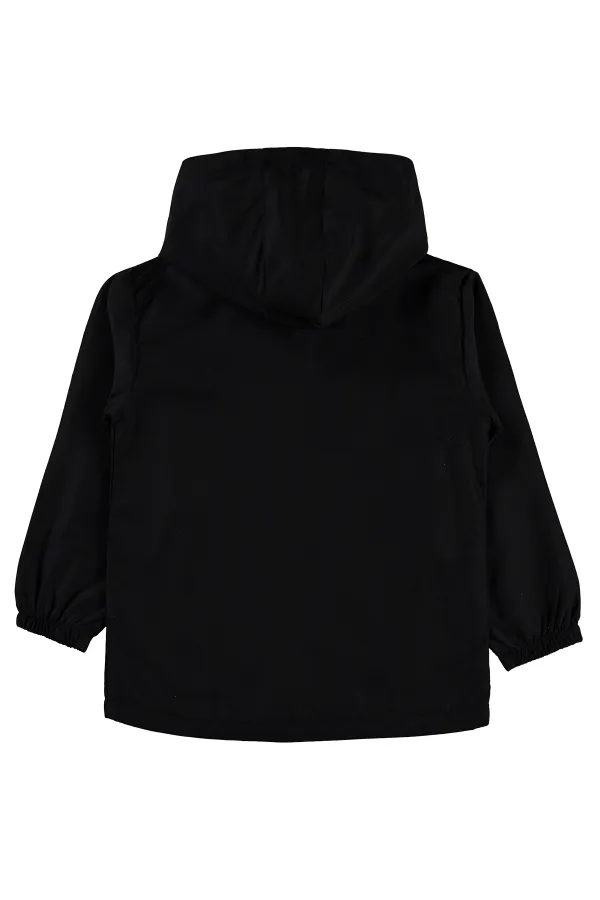 Erkek Çocuk Yağmurluk 10-13 Yaş Siyah - Paket