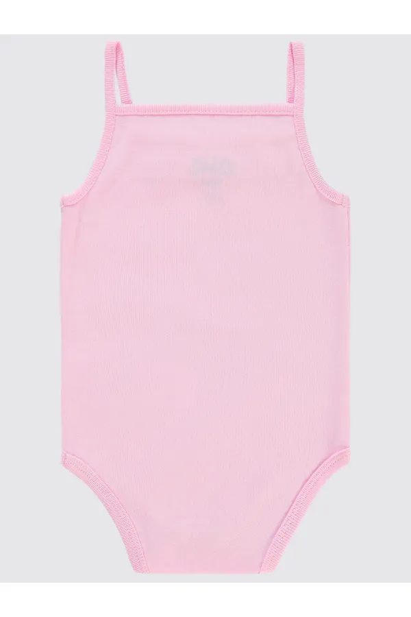 Body bébé à boutons-pression rose 3-6-9 mois - Emballage