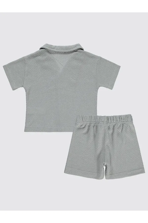 Boys Suit 2-5 Years Old Light Gray - Package