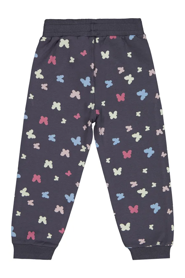 Bas de survêtement fille anthracite 2-5 ans - Lot