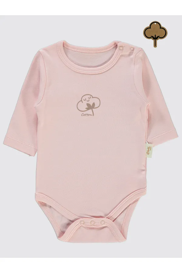 Bebek Çıtçıtlı Badi 0-24 Ay Pembe - Paket