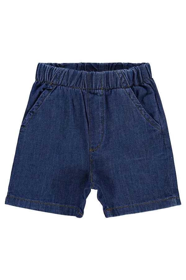 Baby Shorts 0-24 Months Dark Blue - Pack