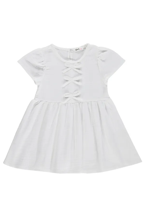 Combinaison et robe pour filles, 2-5 ans, blanches - Emballage