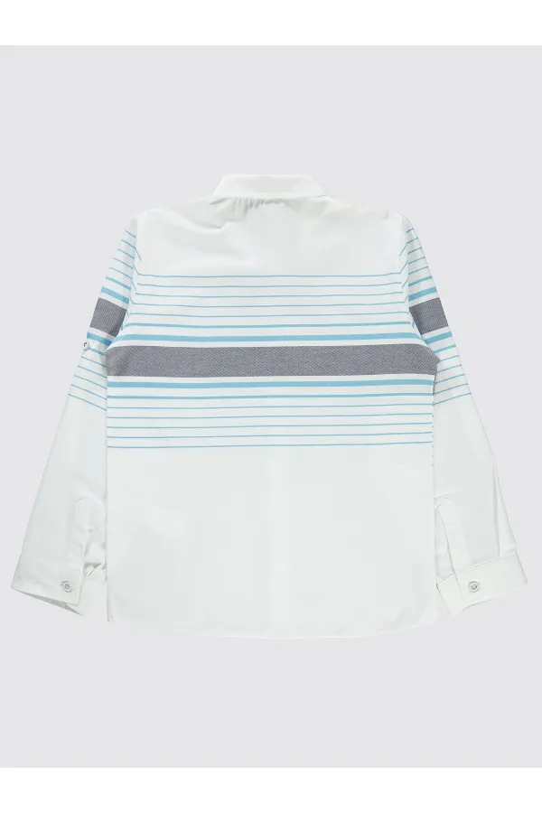 Erkek Çocuk Gömlek 10-13 Yaş Gri - Paket