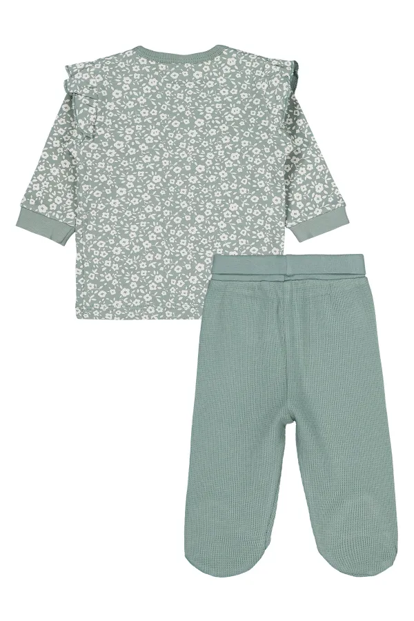 Baby Pajama Set 0-24 Months Green - Package