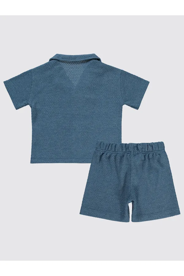 Erkek Çocuk Takım 2-5 Yaş İndigo - Paket