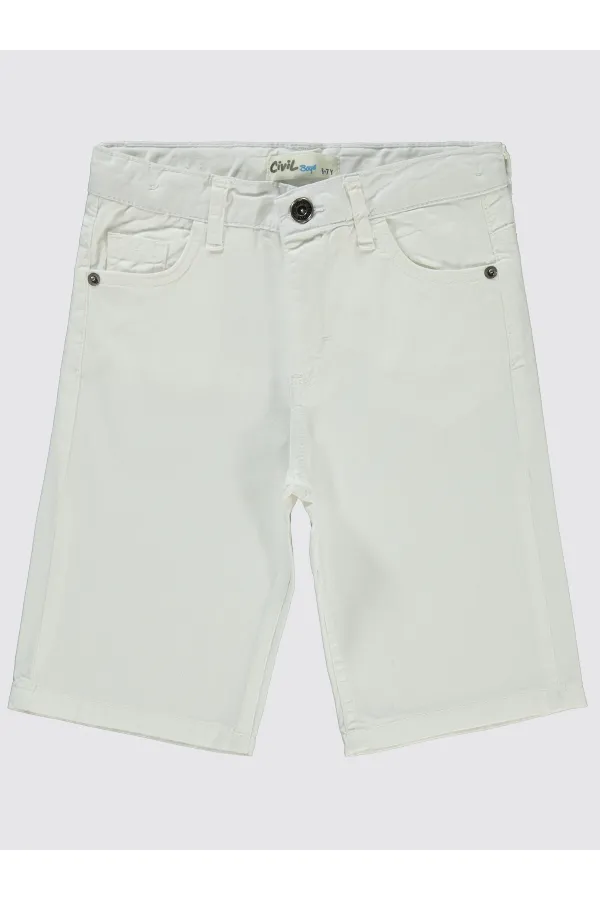 Capri garçon 6-9 ans Blanc - Emballage