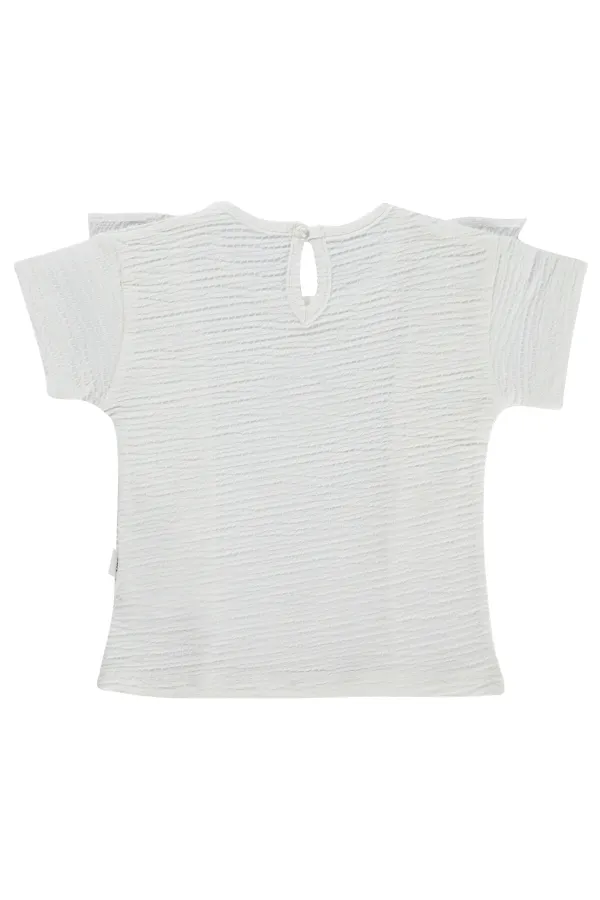 Bebek Tişört 0-24 Ay Ekru - Paket