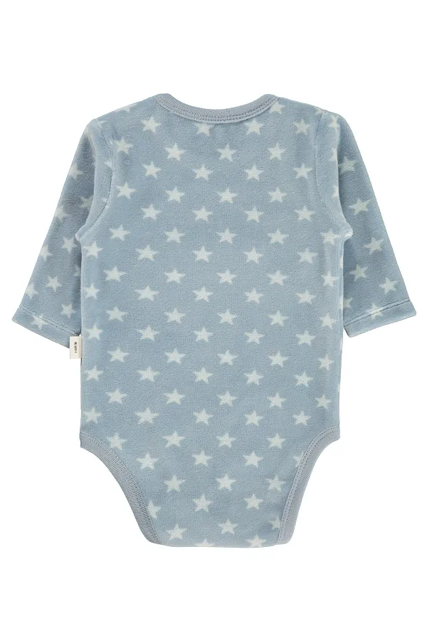 Bebek Çıtçıtlı Badi 0-24 Ay Mavi - Paket