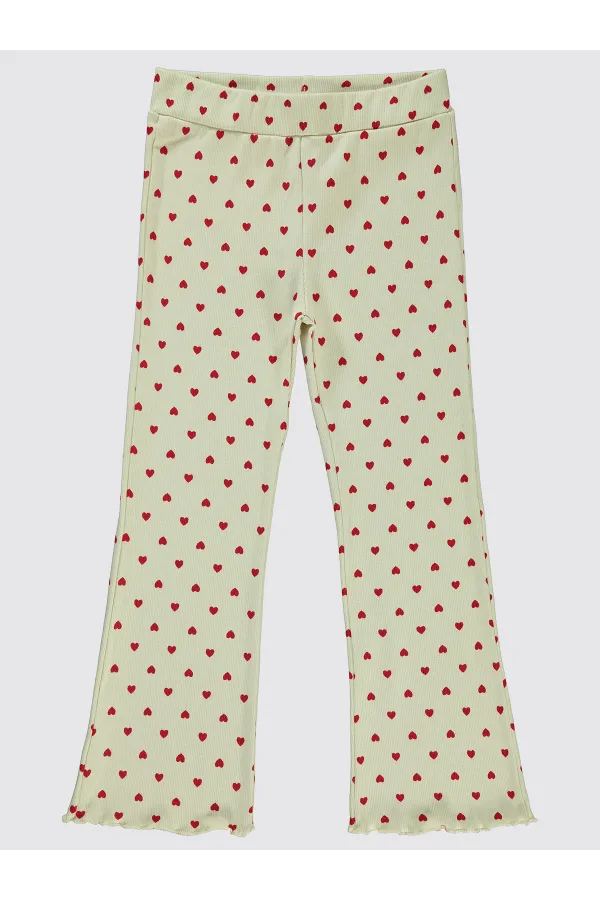 Collants pour filles de 6 à 9 ans, couleur ivoire - Lot