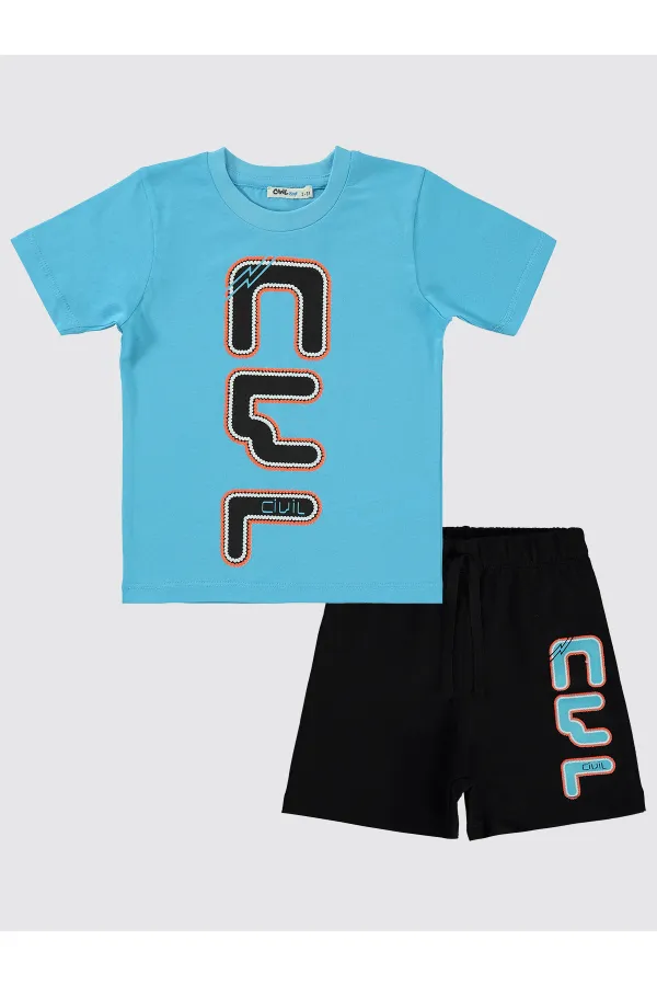 Boys' Suit 2-5 Years Old Turquoise - Package