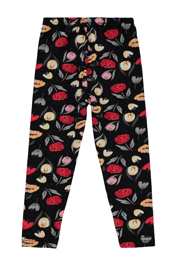 Collants noirs pour filles de 6 à 9 ans - Lot