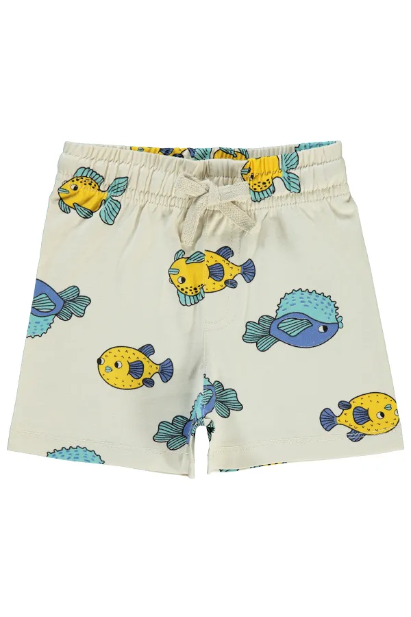 Erkek Çocuk Şort 2-5 Yaş Taş Rengi - Paket