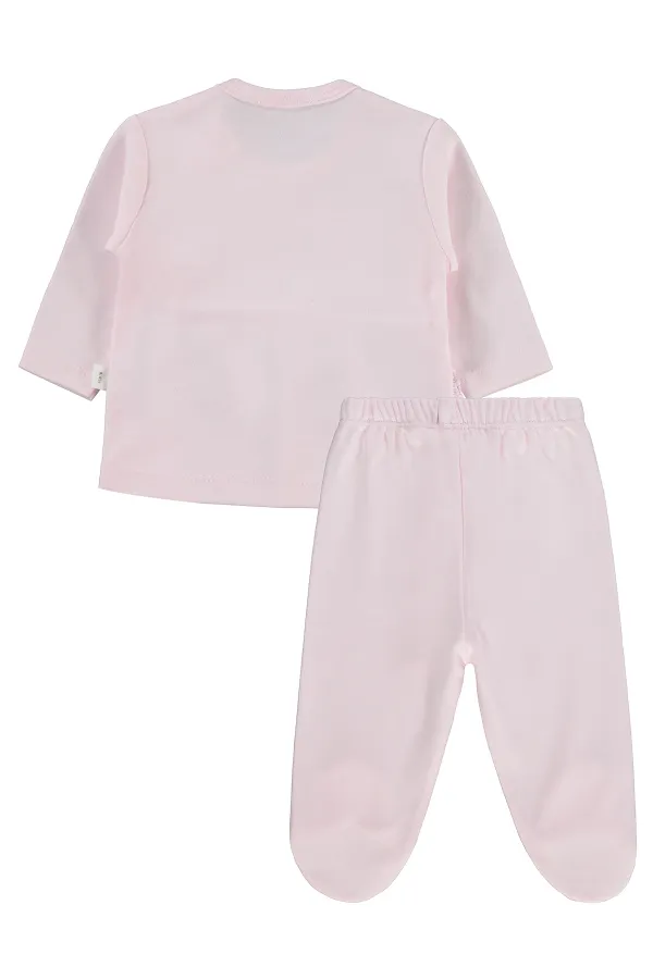 Bebek Pijama Takımı 0-24 Ay Pembe - Paket