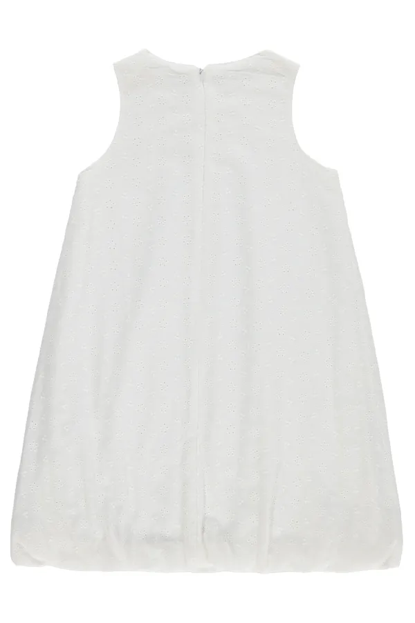 Combinaison et robe pour filles, 6-9 ans, blanc cassé - Emballage