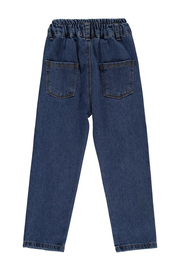 Kız Çocuk Pantolon 10-13 Yaş Mavi - Paket