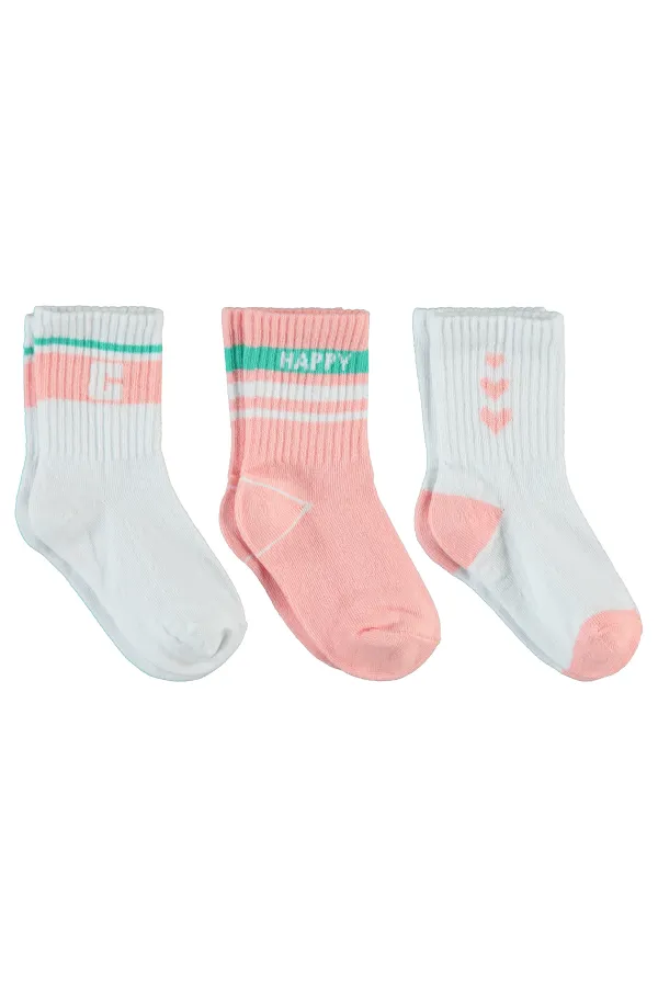 Kız Çocuk Soket Çorap 2-9 Yaş Standart - Paket