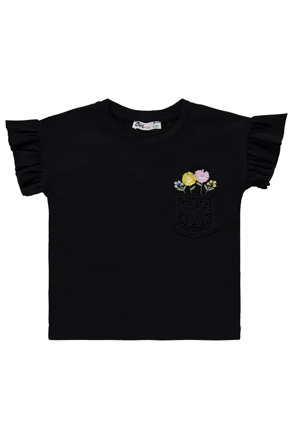 Kız Çocuk Takım 2-5 Yaş Siyah-Pembe - Paket