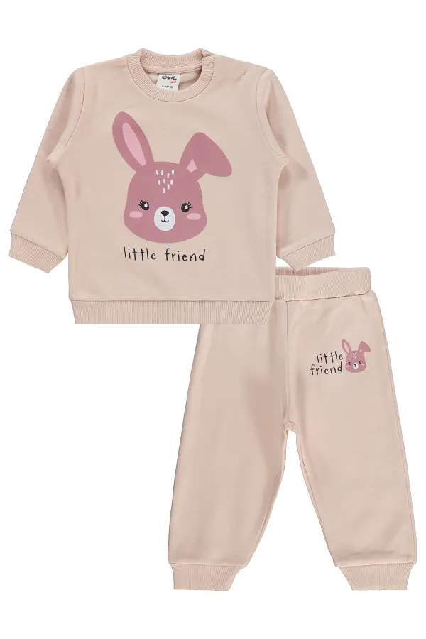 Bebek Takım 0-24 Ay Pudra - Paket