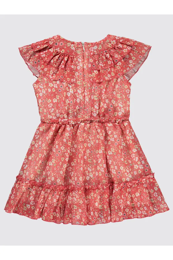 Girl's Vest and Dress 2-5 Years Old Coral - Package